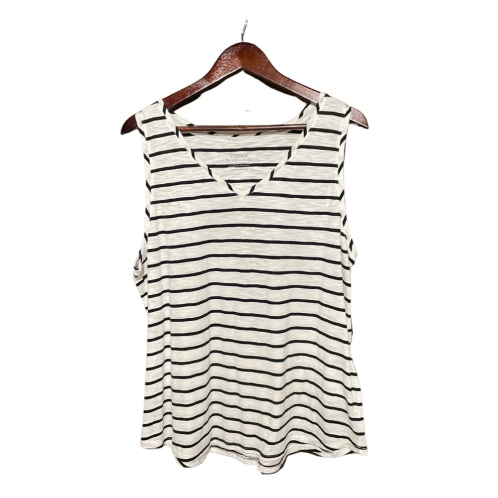 NWT Chico's The Ultimate Tee Shirt V Neck Tank Size 3
